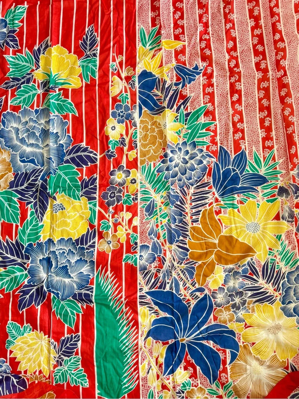liberty Red Floral Print scarf shawl